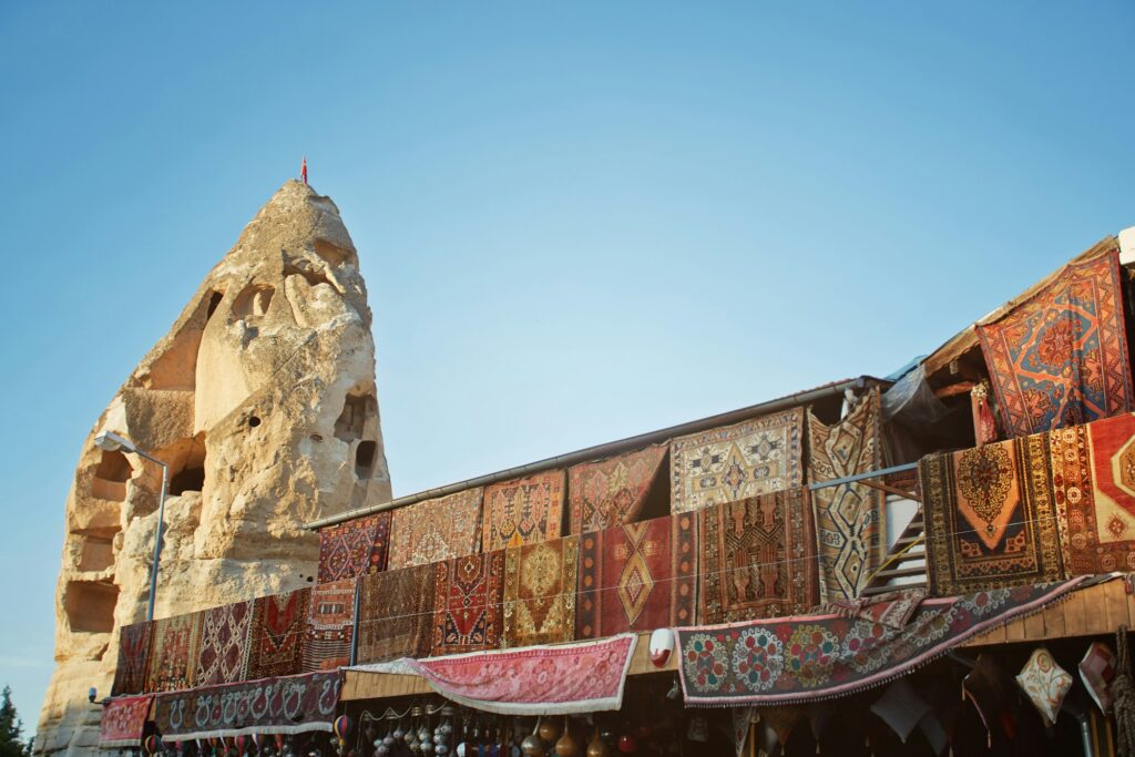 Outdoors Shop With Carpets for Sale